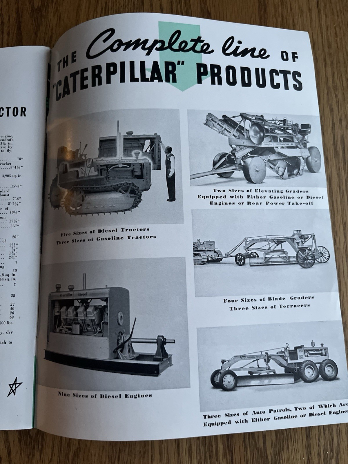 1930’s Caterpillar D8 Diesel Tractor Brochure