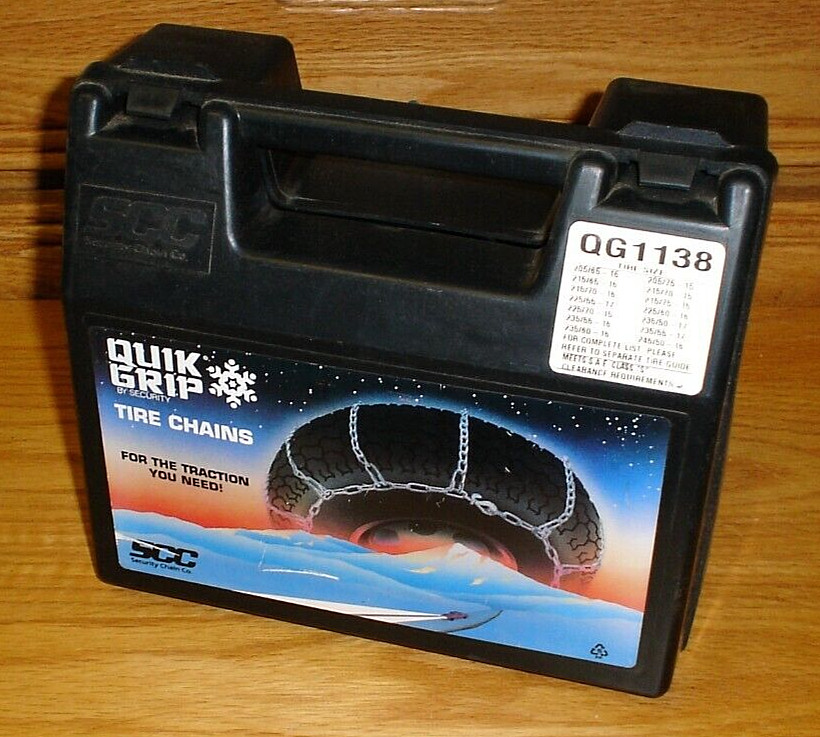 New Quik Grip QG1138 Tire Snow Chains SCC