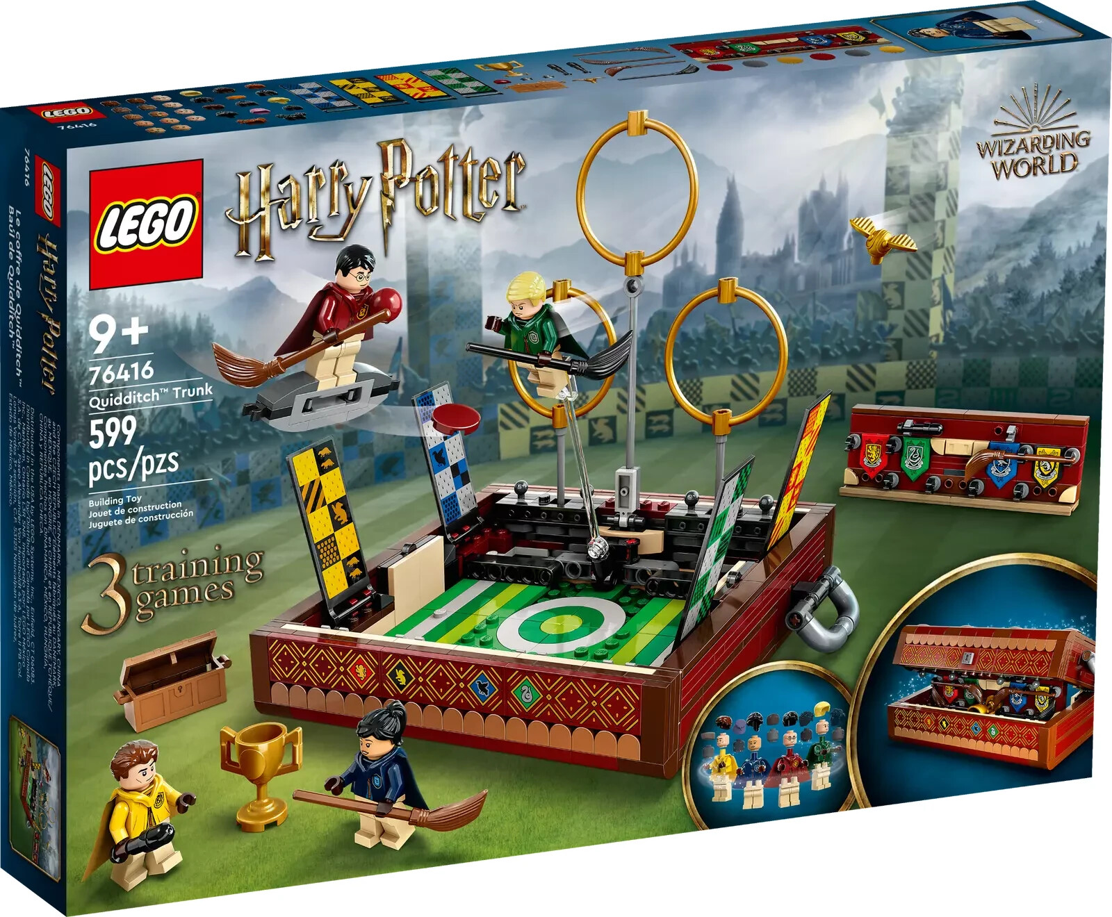 76416 QUIDDITCH TRUNK training games lego legos set harry potter NEW