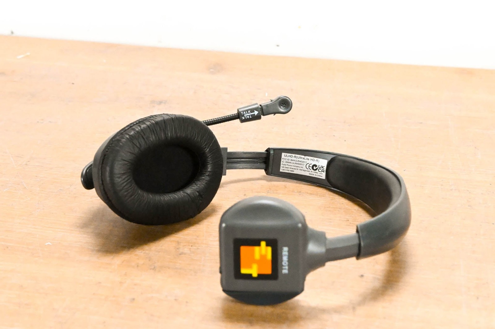 Eartec UltraLITE HD-R Remote Wireless Intercom Headset CG0107G