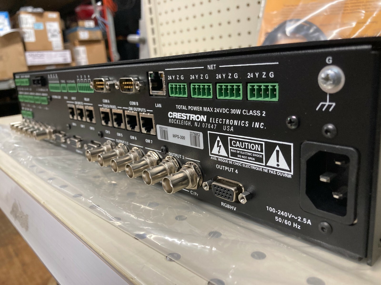 Crestron MPS-300 Multimedia Presentation System 300 Rack Mount Professional