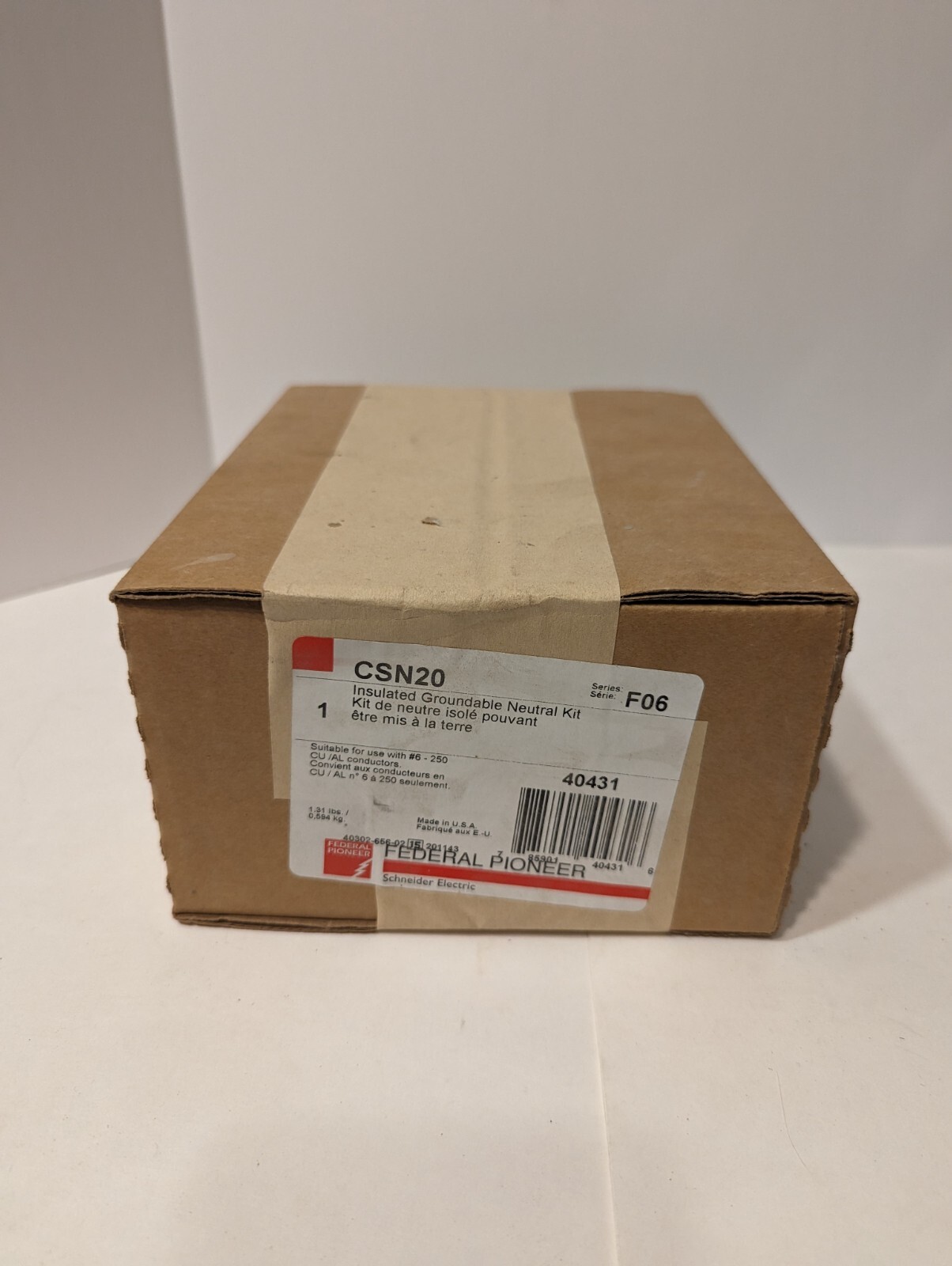 SCHNEIDER ELECTRIC CSN20 (NEW IN BOX) Federal Pioneer, Square D