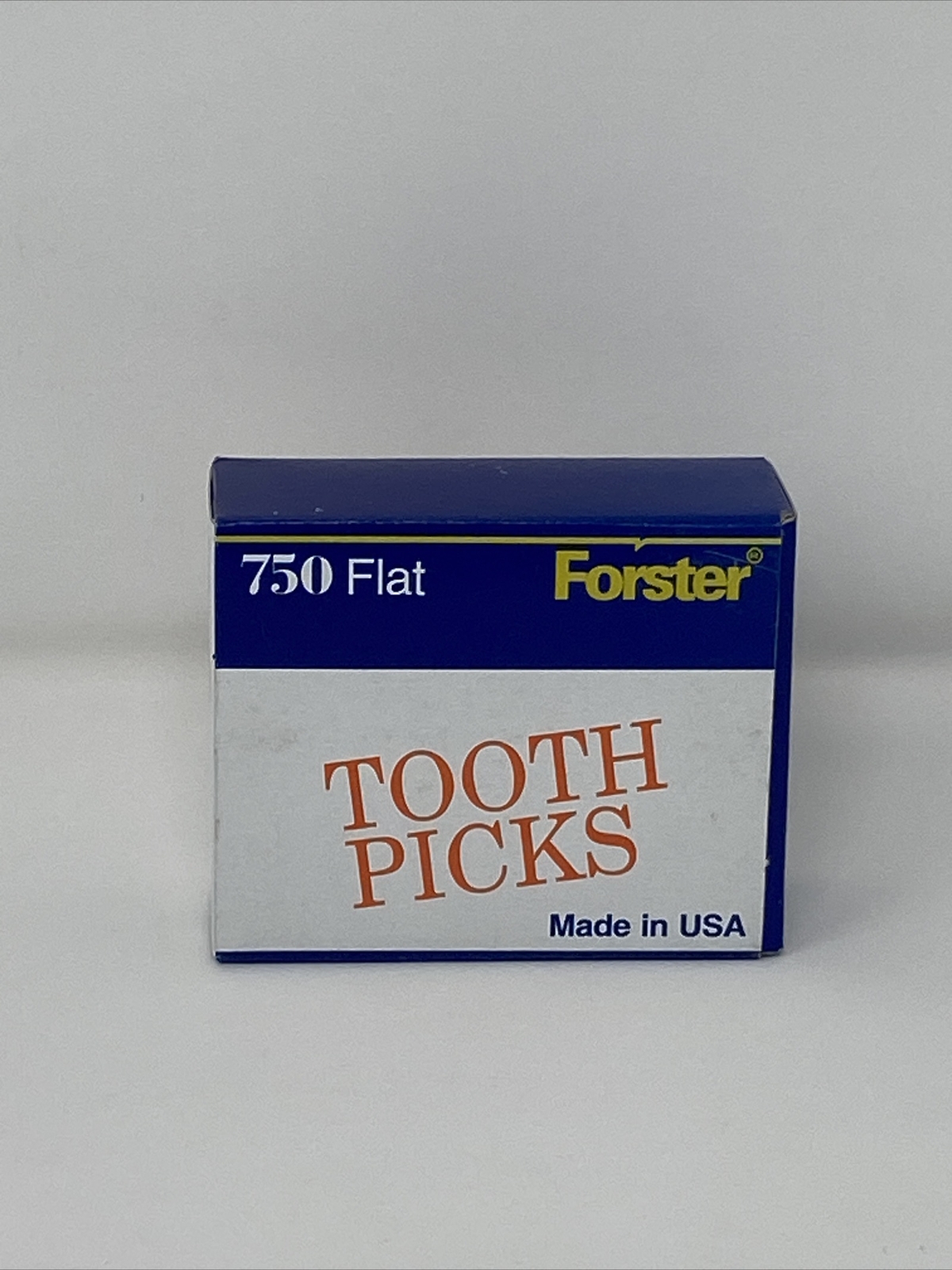 Vintage Forster Flat Wooden TOOTHPICKS 750 SEALED