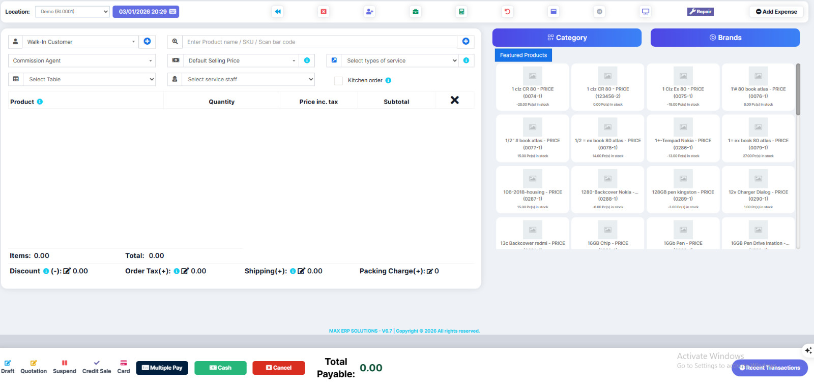 POS & Inventory Management System with hosting