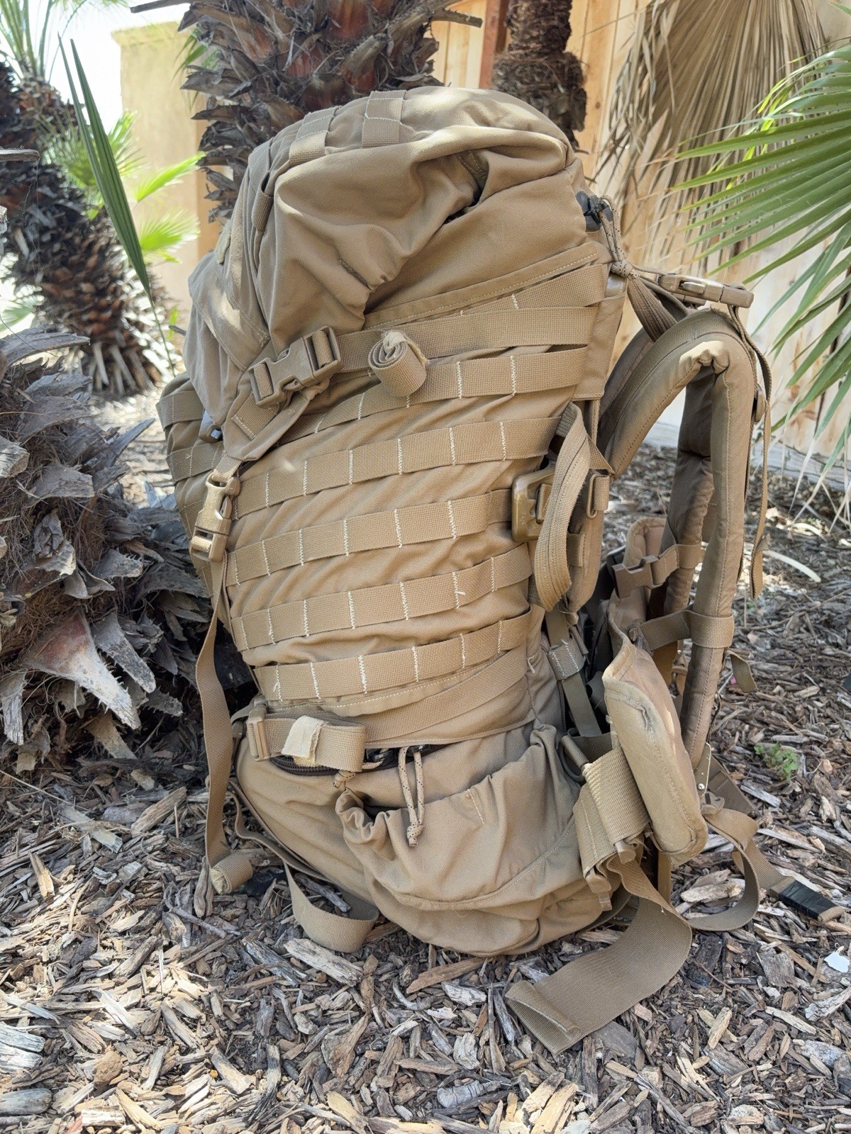 USMC Complete Main Pack FILBE Coyote Backpack Large Rucksack Assault Frame Belt