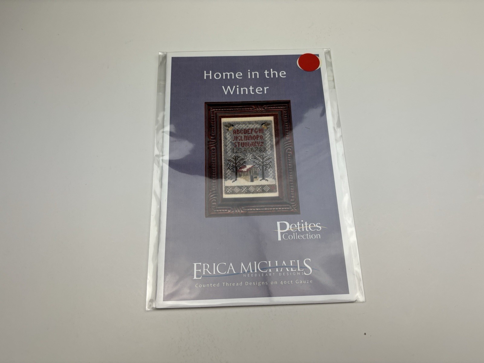 Erica Michaels Home In The Winter Needlepoint Pattern Stitched On Silk Gauze 4R