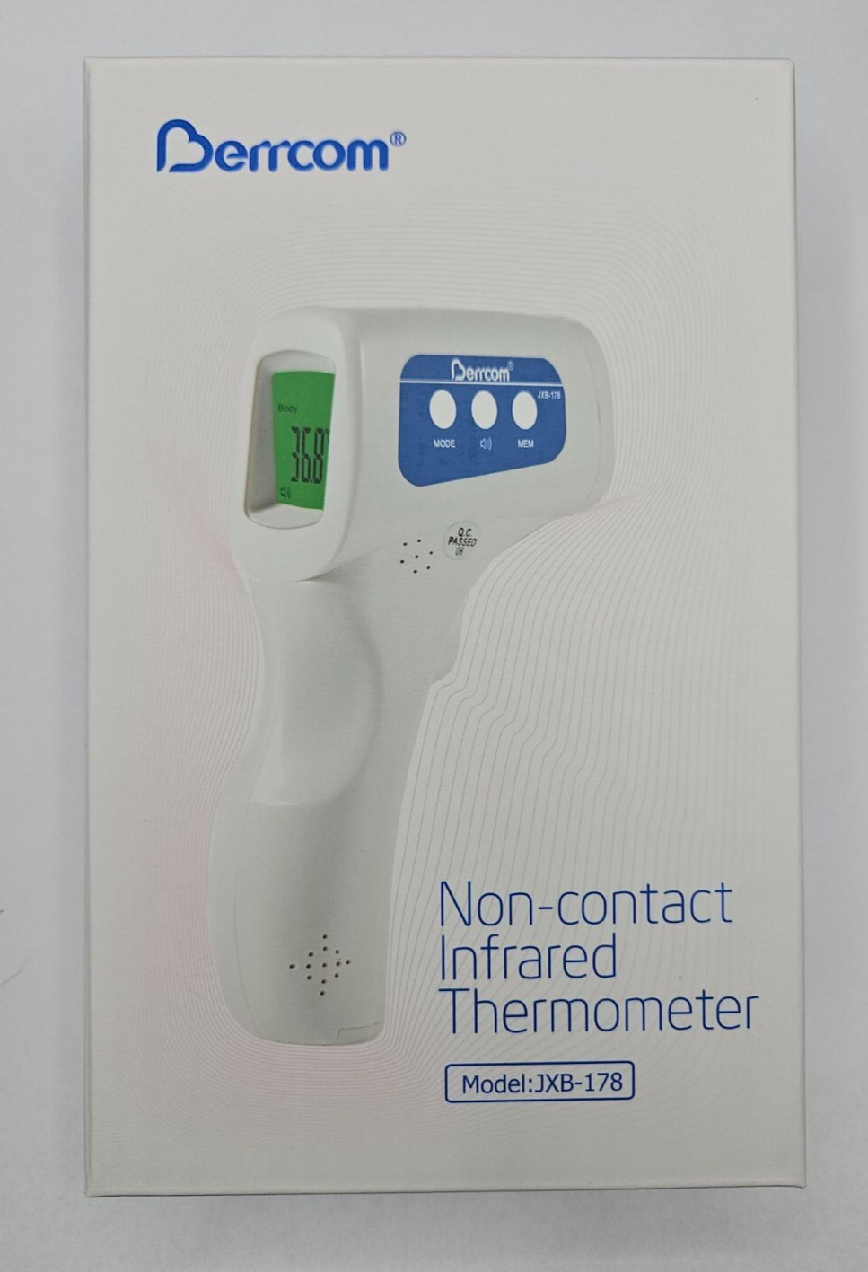 Berrcom Non-Contact 6-in-1 Infrared Thermometer Model JXB-178 - Brand New