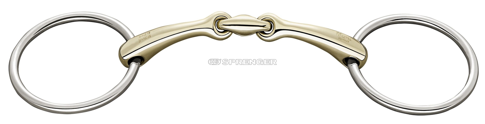 Sprenger Dynamic RS Water Snaffle 14mm Sensogan Double Broken