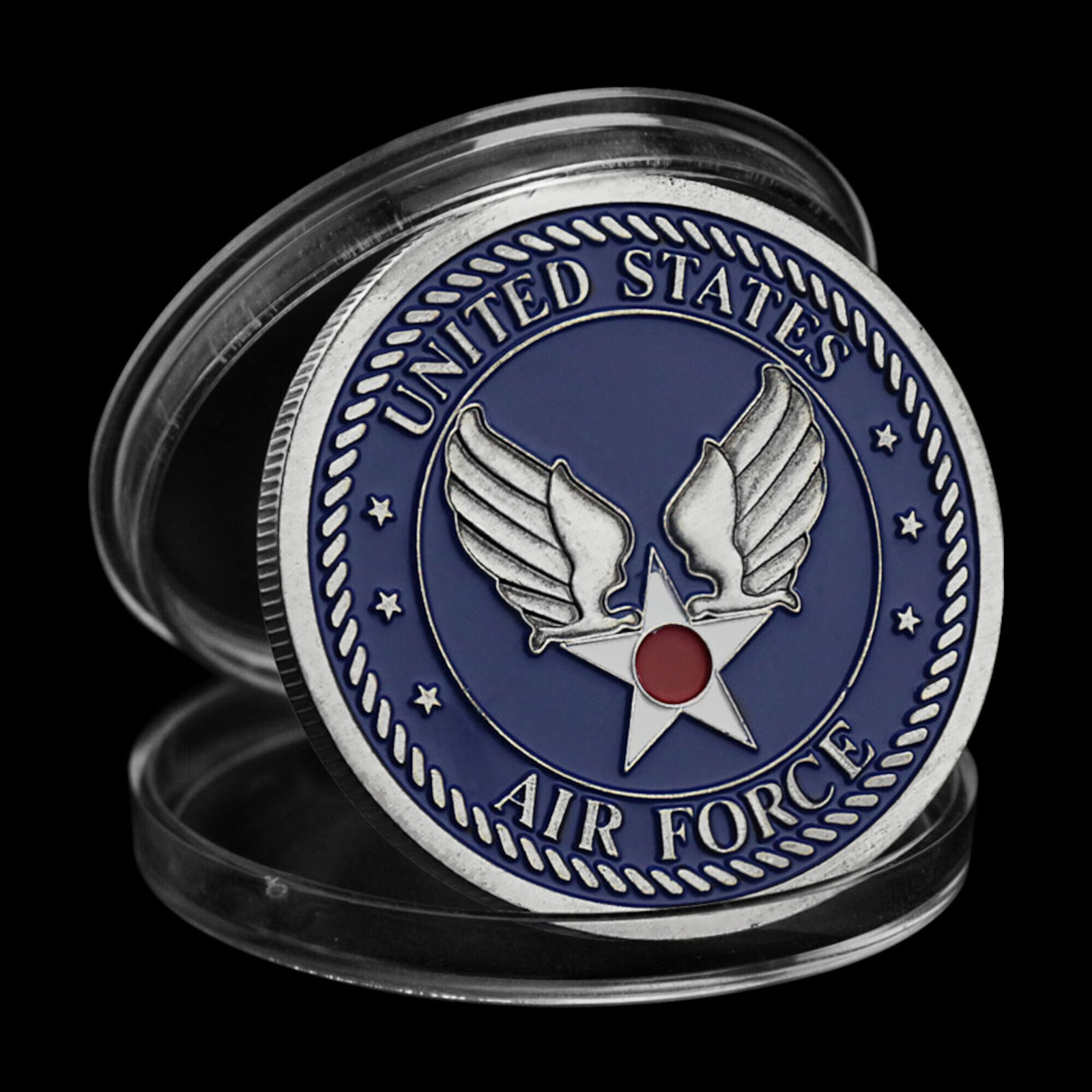 Air Force Death Smiles at Everyone Challenge Coin