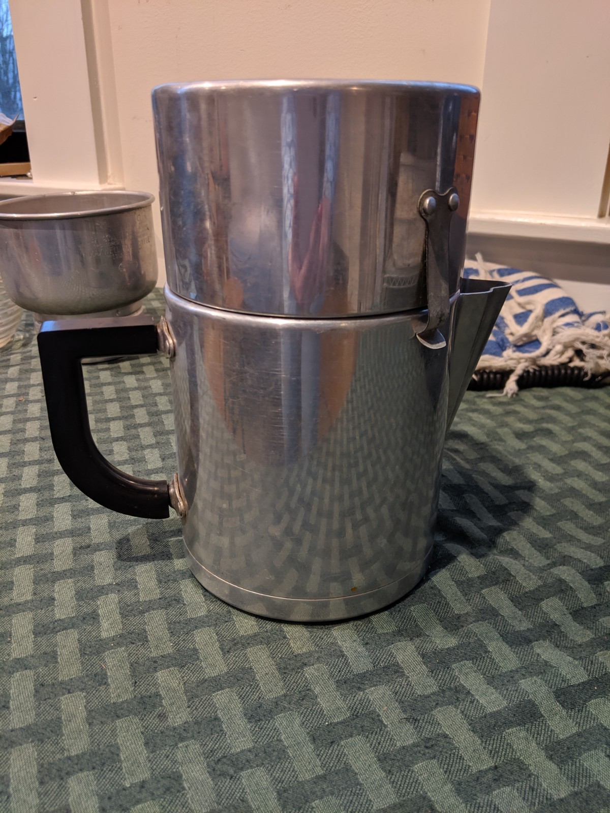 Vintage Aluminum coffee maker VIKO Made in USA