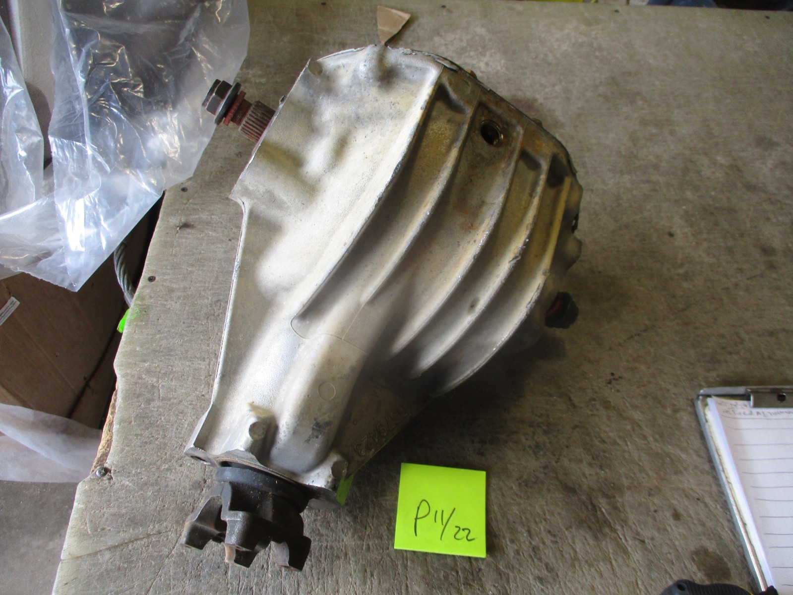 Used Differential Pumpkin for Parts or Repair, 3.08 Gears RCSK17304L T-1, DAMAGE