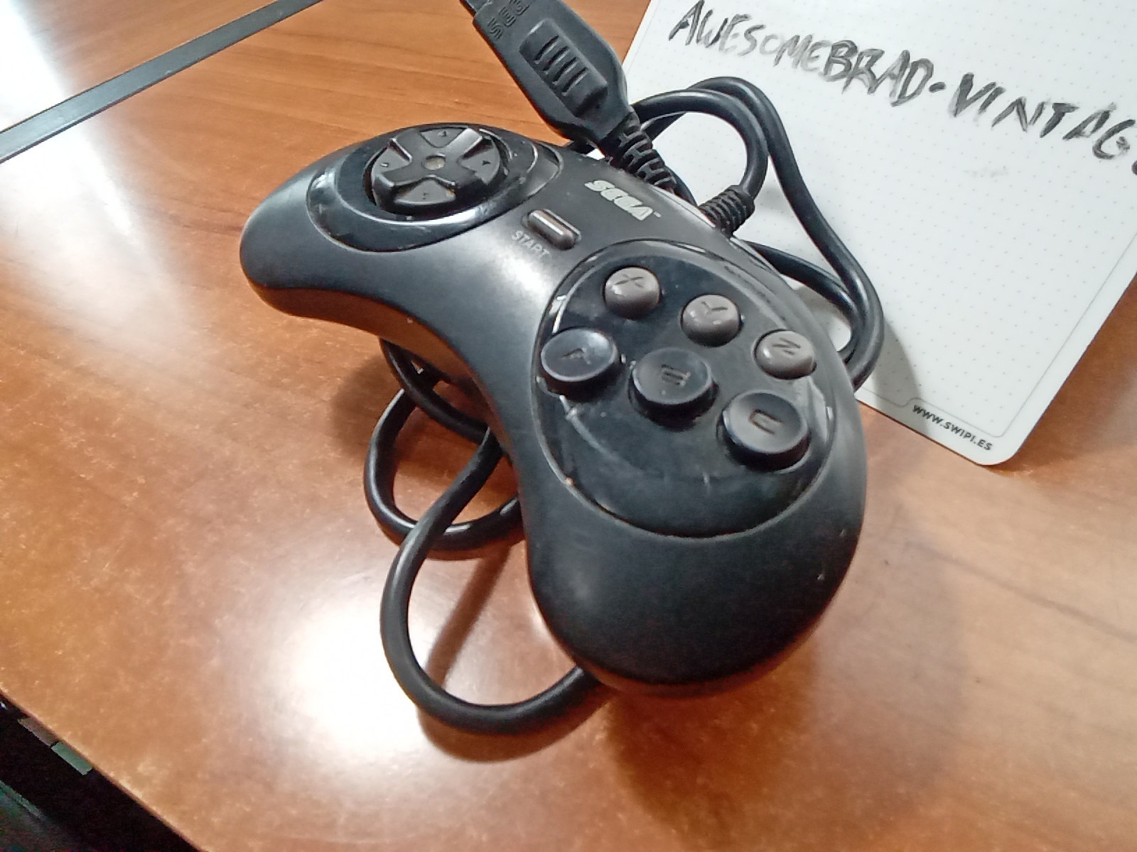 OEM Sega Genesis 6-Button Controller MK-1653 *TESTED*