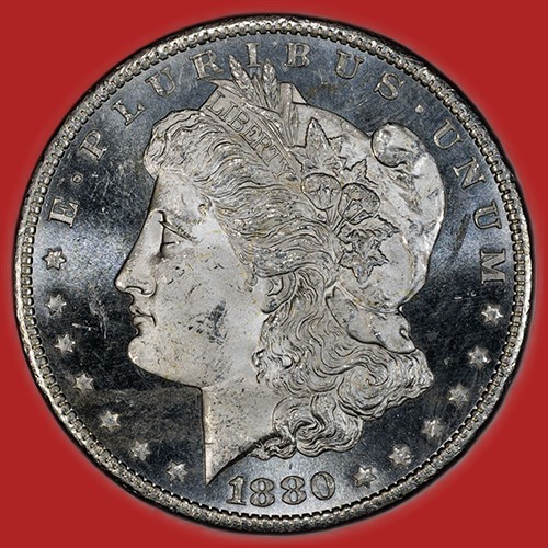 1880/9 S Morgan Dollar DPL Amazing eye appeal a beauty!!!!