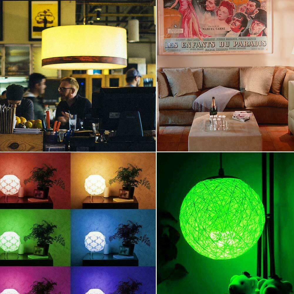 RGB RGBW LED Bulb Light 16 Color Changing E27 Lamp IR Remote Controller Dimmable
