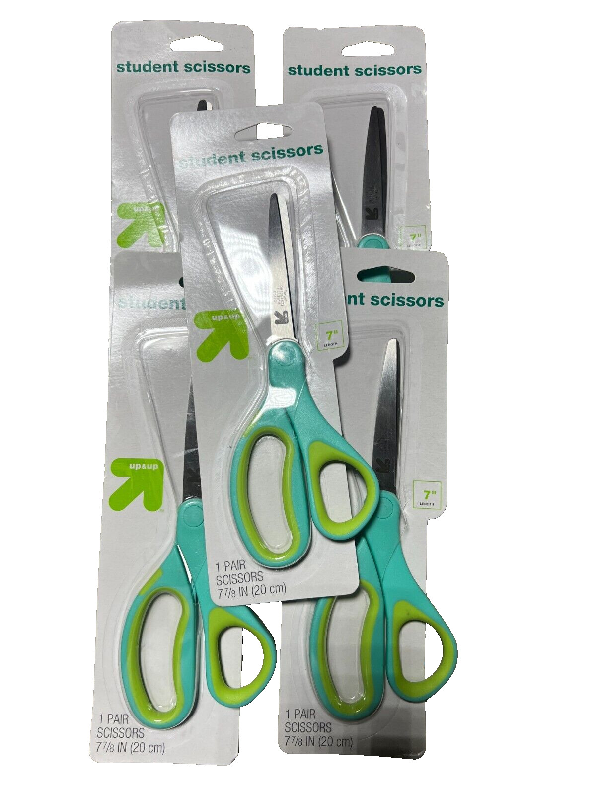 Lot of Scissors (5 Student Scissors) 7 7/8" 20 cm Stainless Steel Blade
