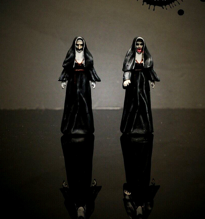 3D PRINT 1/64 The Devil Nun The Conjuring fit 1:64 car street stand