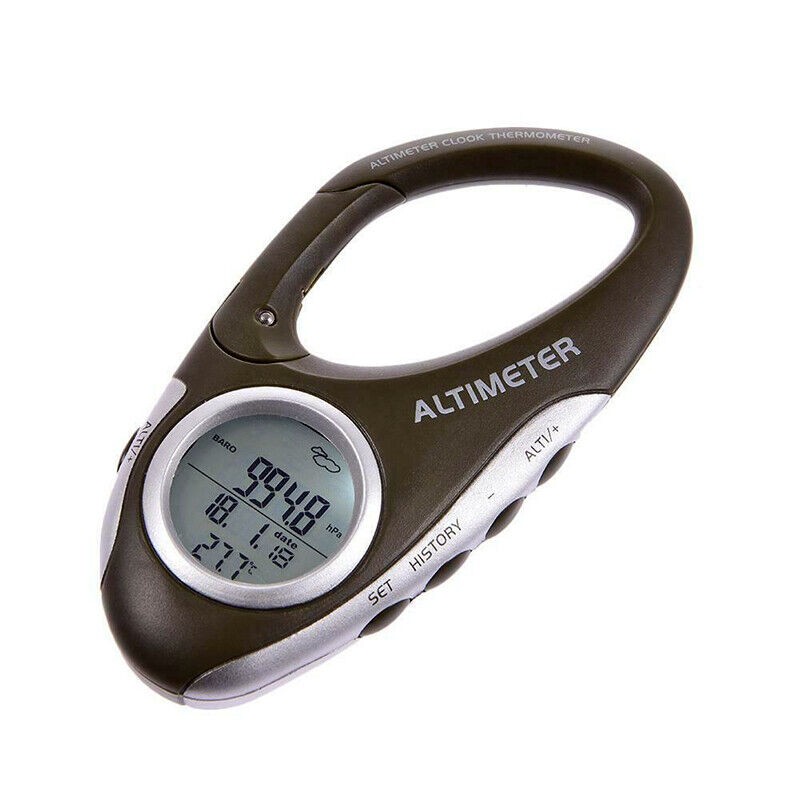 8 In 1 Mountaineering Digital Altimeter Barometer with Thermometer Backlight
