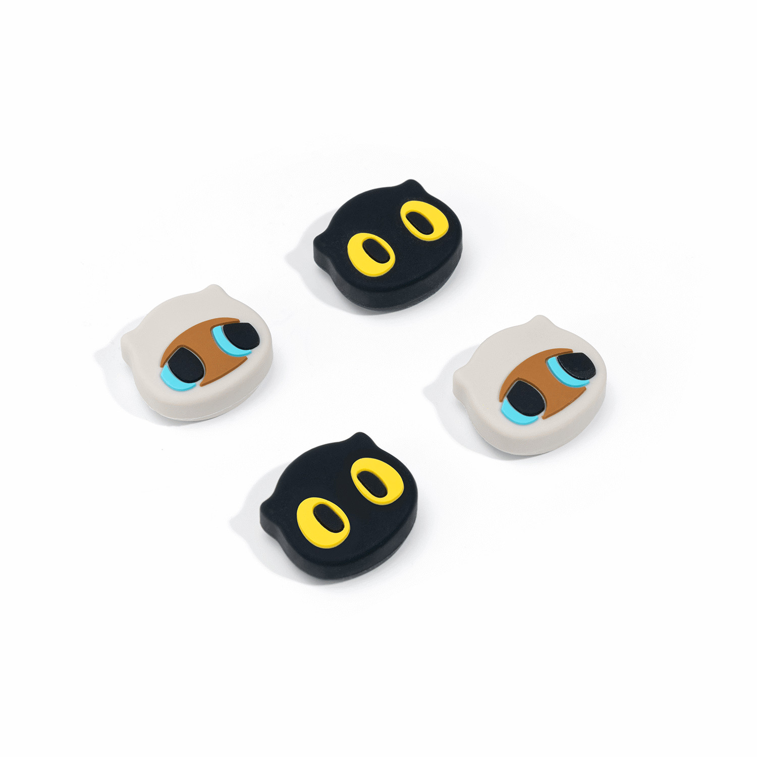 GeekShare Soft Joystick Cap For Nintendo Switch / Lite / OLED 4PCS Big Eyes Cats