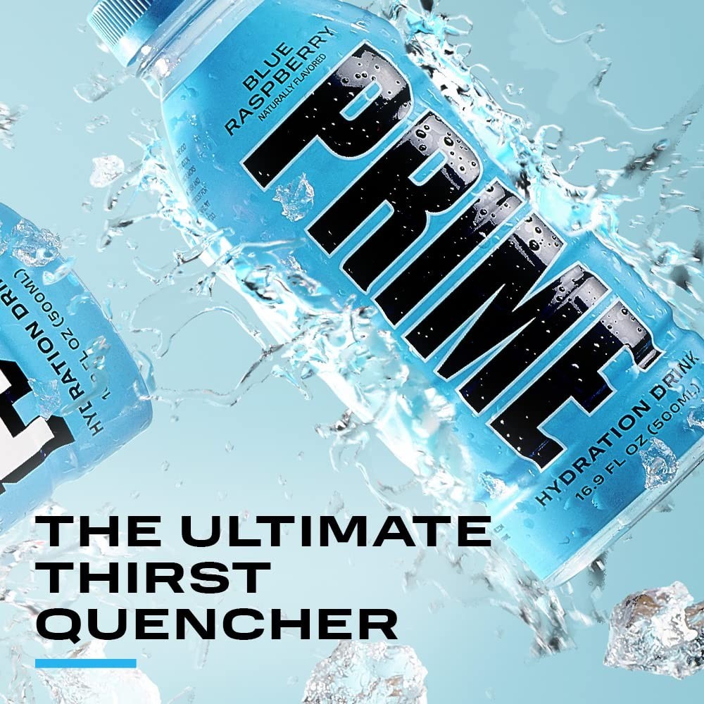 Ultimate Hydration: Blue Raspberry Electrolyte Drinks with Antioxidants, 12-Pack