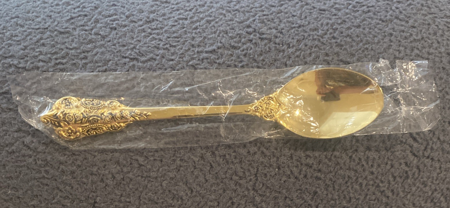 Antique Golden Grand  Small Dinner Spoon