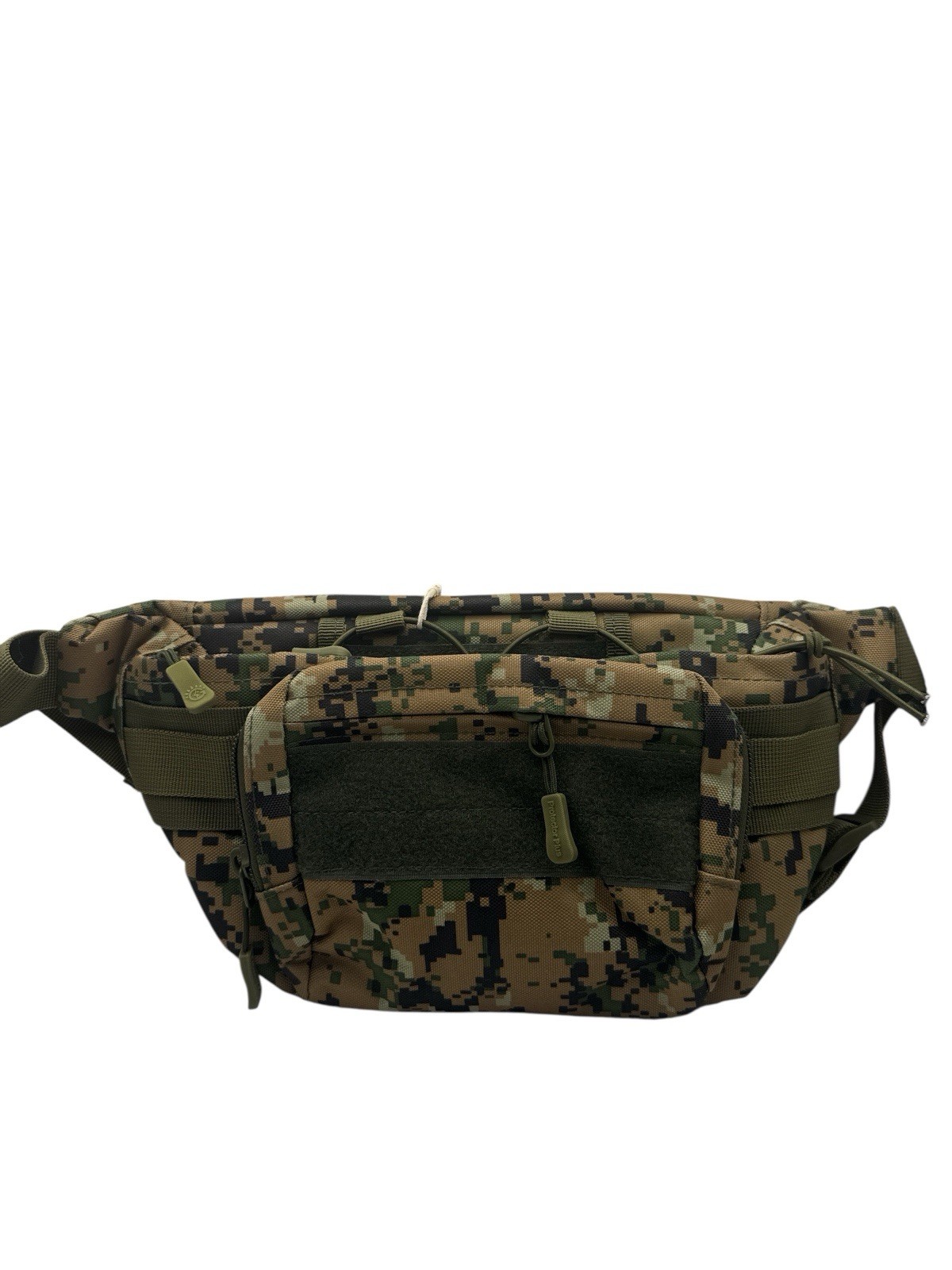 FRTKK New With Tags Green Tan Tactical Waist Pack 2 Zipped Pouches