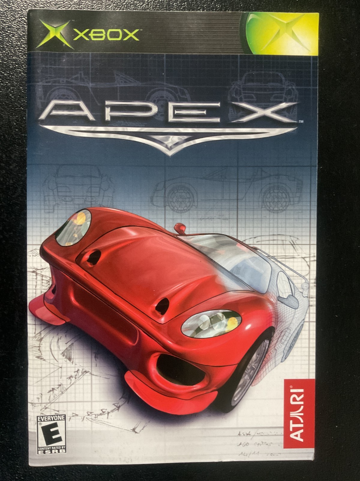 Apex Microsoft XBOX Instruction Manual Only