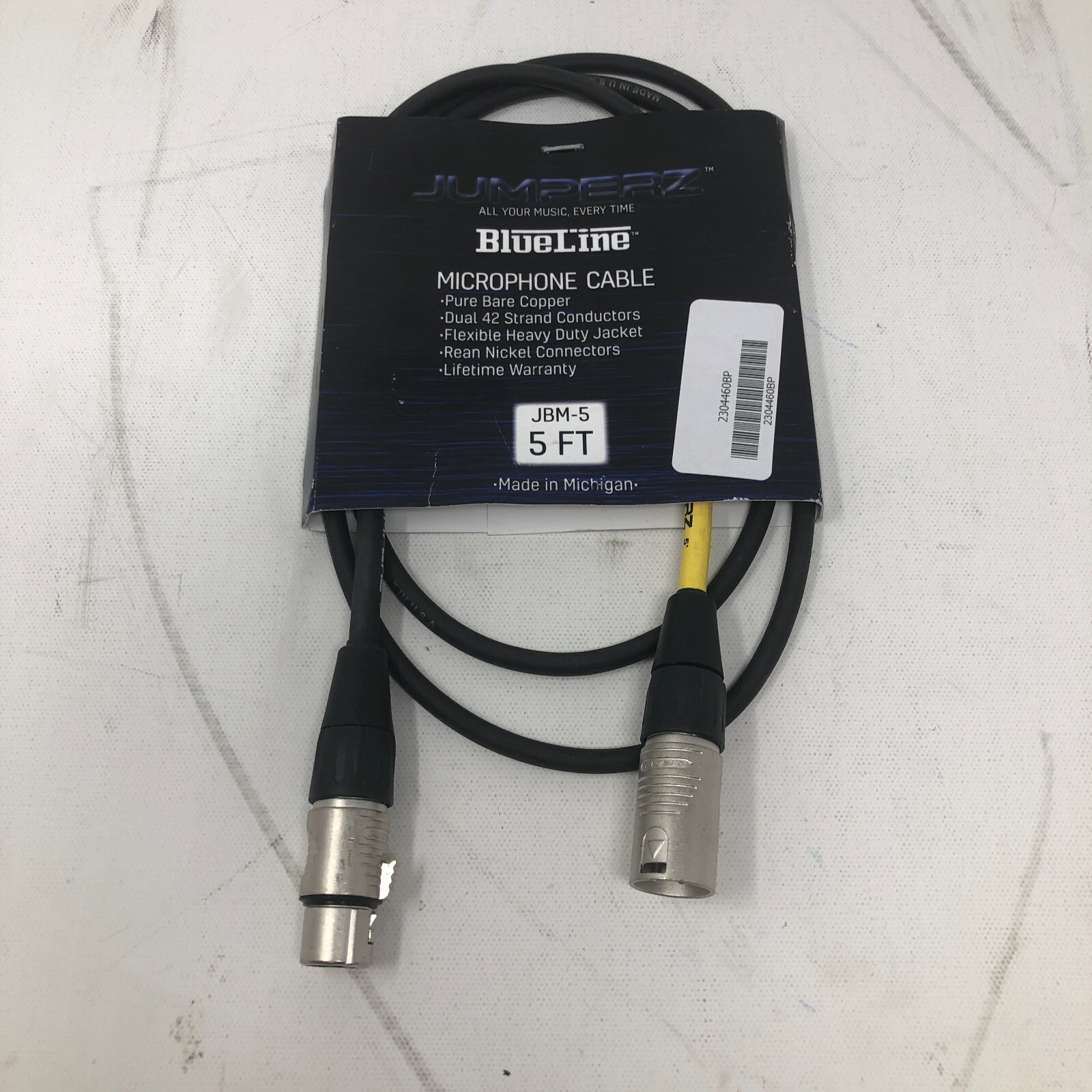 Blueline Microphone Cable 5 ft