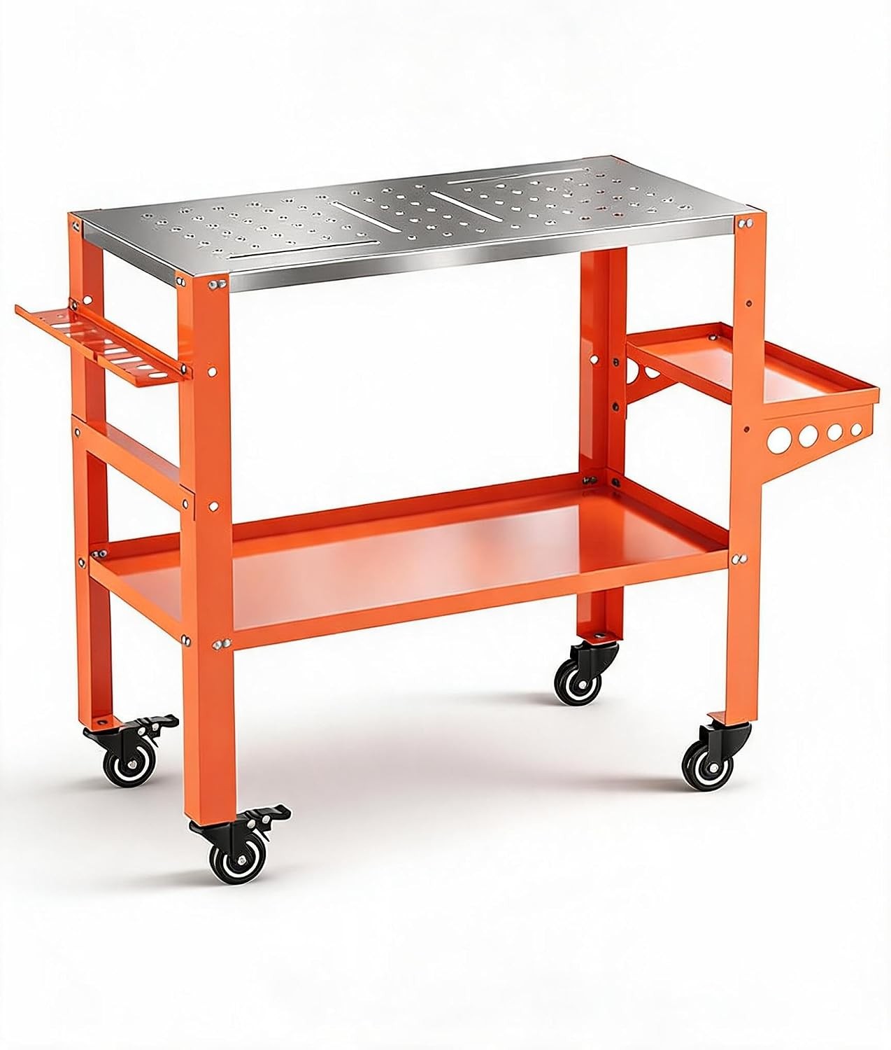 36" x 18" Welding Table 1200 lbs Capacity Welding Workbench Table Lockable