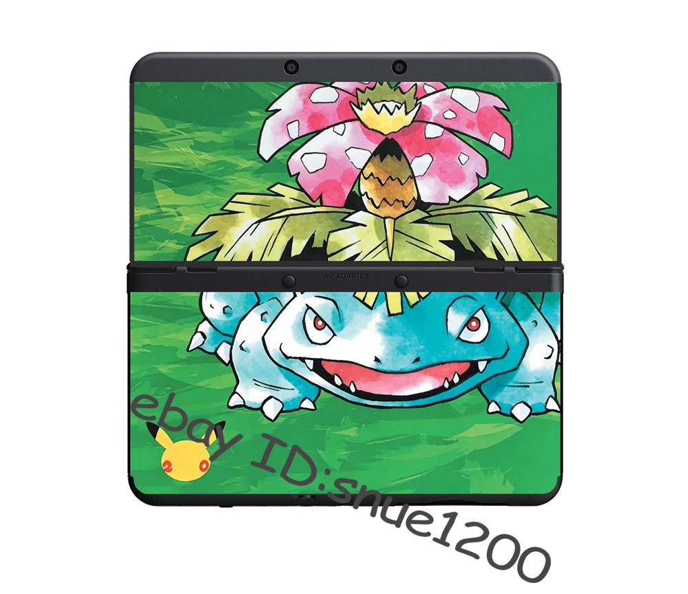 Hot Pokemon Venusaur Kisekae 20th Shell Housing Cover Plates for Nintendo series