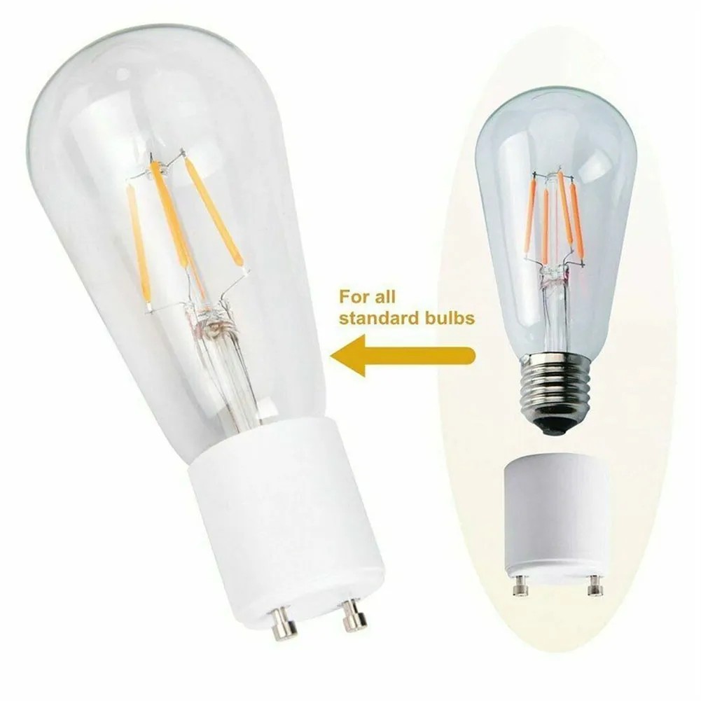 GU24 To E27 /E26 Screw LED Light Lamp Bulb Base Adapter Socket Converter Adaptor