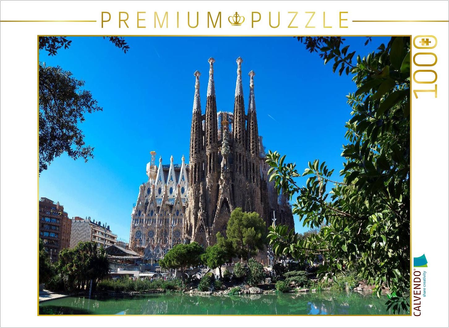 CALVENDO Puzzle Sagrada Família | 1000 Teile Lege-Größe 64x48cm Foto-Puzzle für