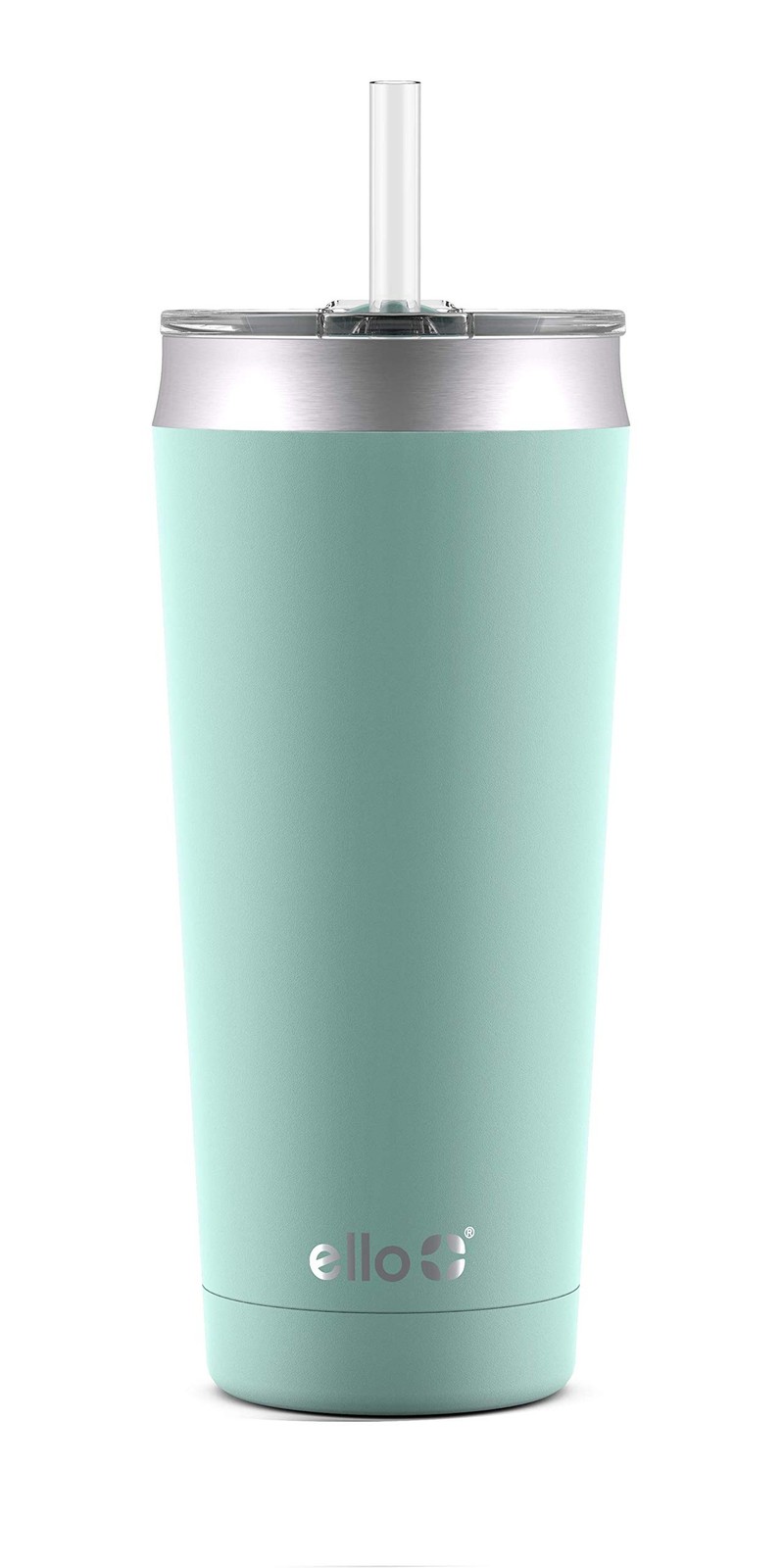 Ello Beacon Vacuum Insulated Stainless Steel Tumbler with Slider Lid and Opti...