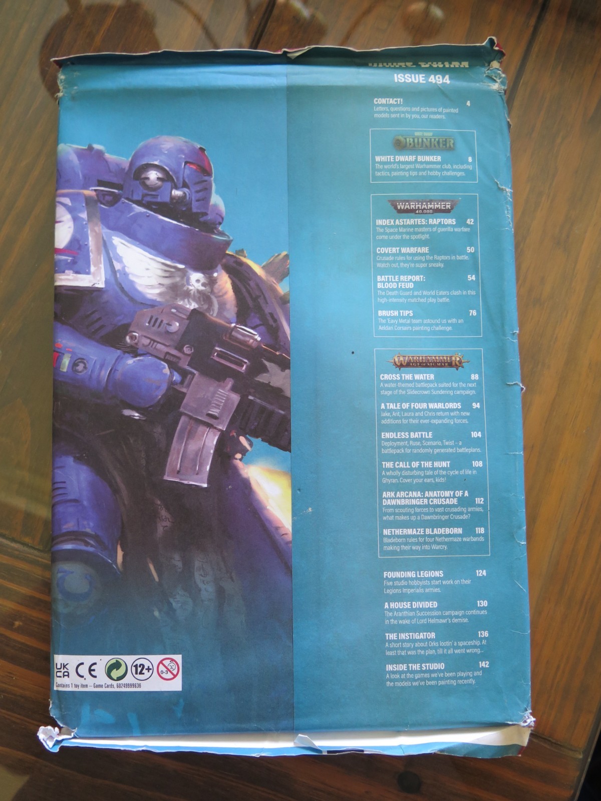 WHITE DWARF ISSUE 494 SEALED WITH INSERTS WARHAMMER 40,000 40K GAMES WORKSHOP