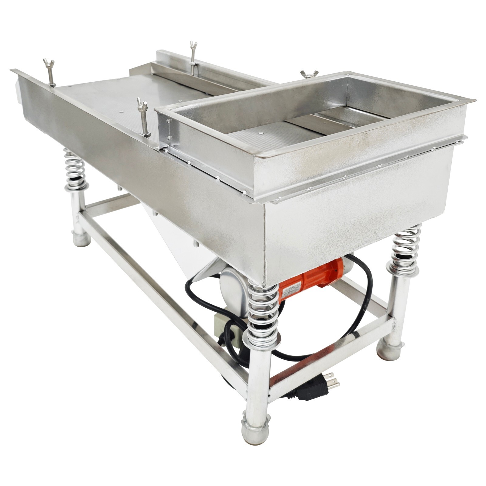 Stainless Straight Linear Screen Linear Vibrating Screen JG30-75 0.5mm Screen