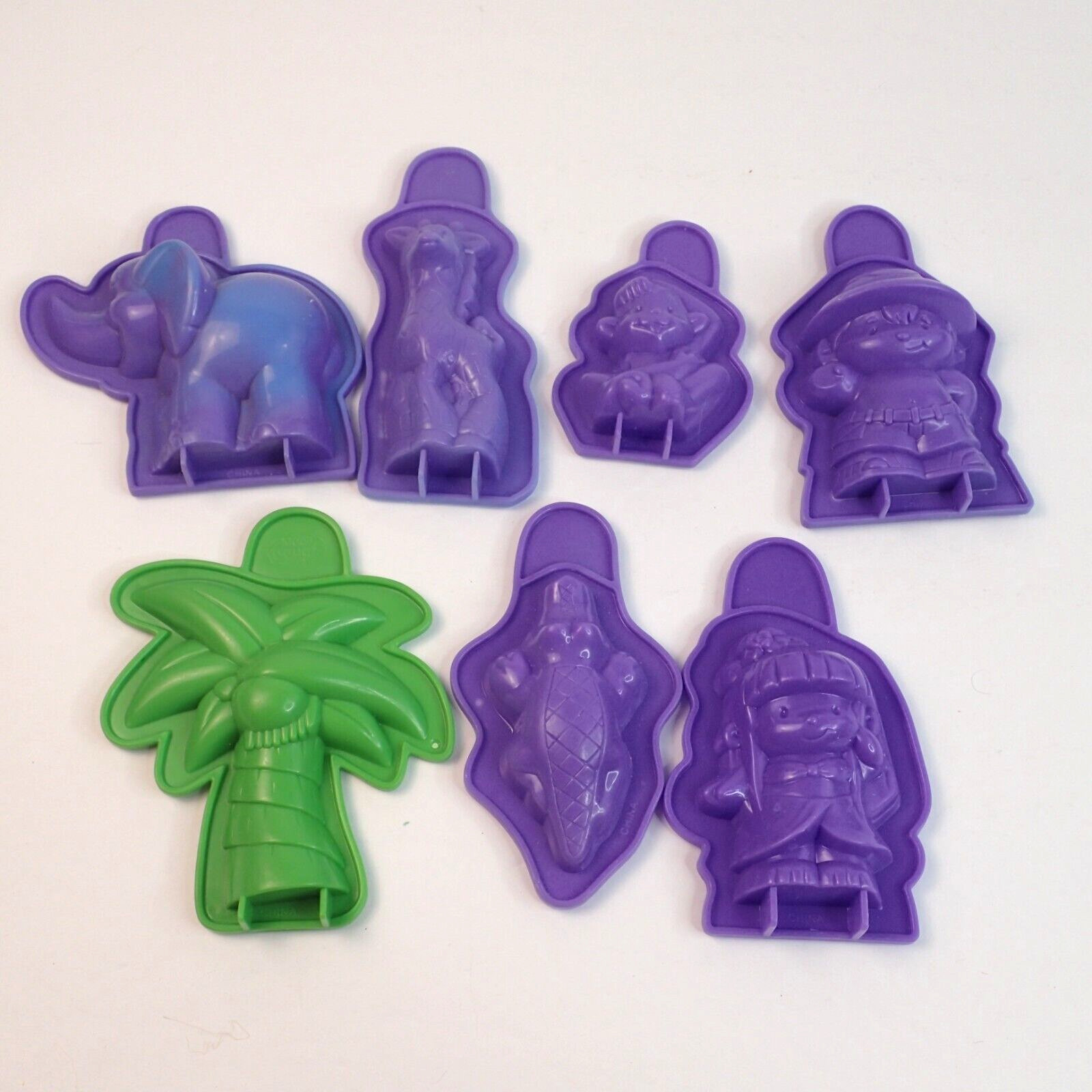 Moon Dough Magical Molding Dough REPLACEMENT Molds Lot of 7