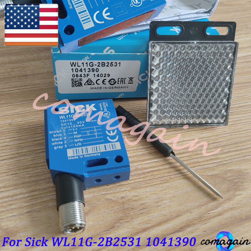 New Photoelectric Retro-reflective Sensor 10-30VDC 100mA For SICK WL11G-2B2531