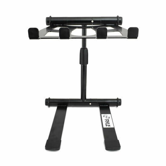 Pyle pro PLPTS55 Universal Portable Foldable Telescoping Height DJ Laptop Stand