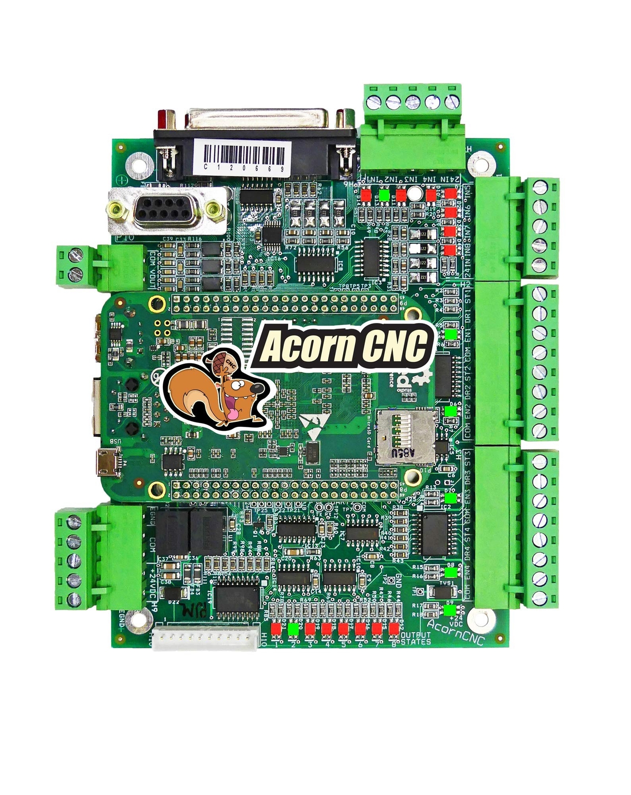 Centroid 4 axis Acorn DIY CNC motion controller kit (REV 4) with CNC software...