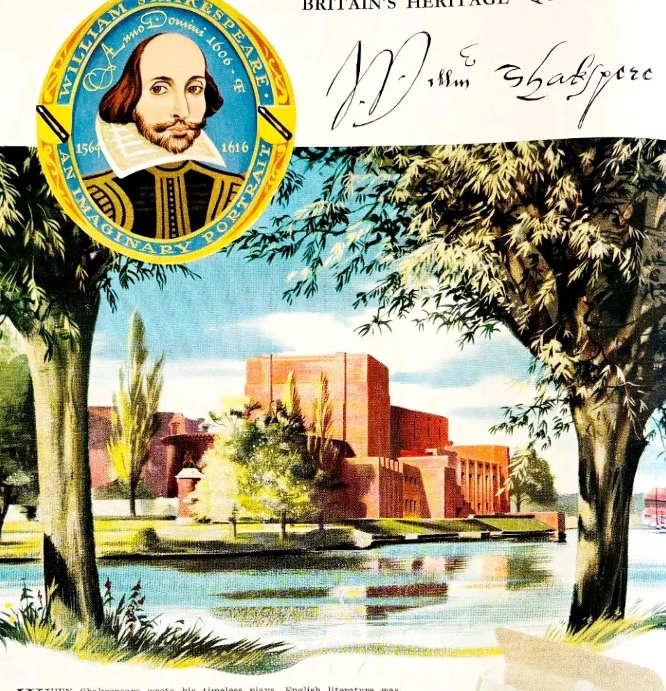 1952 Gold Flake Cigarettes William Shakespeare Advertisement Tobacco HM2CC