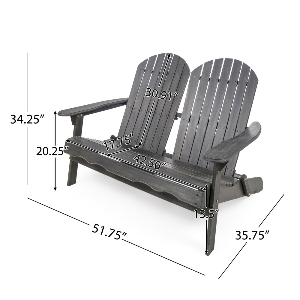 MALIBU ADIRONDACK LOVESEAT