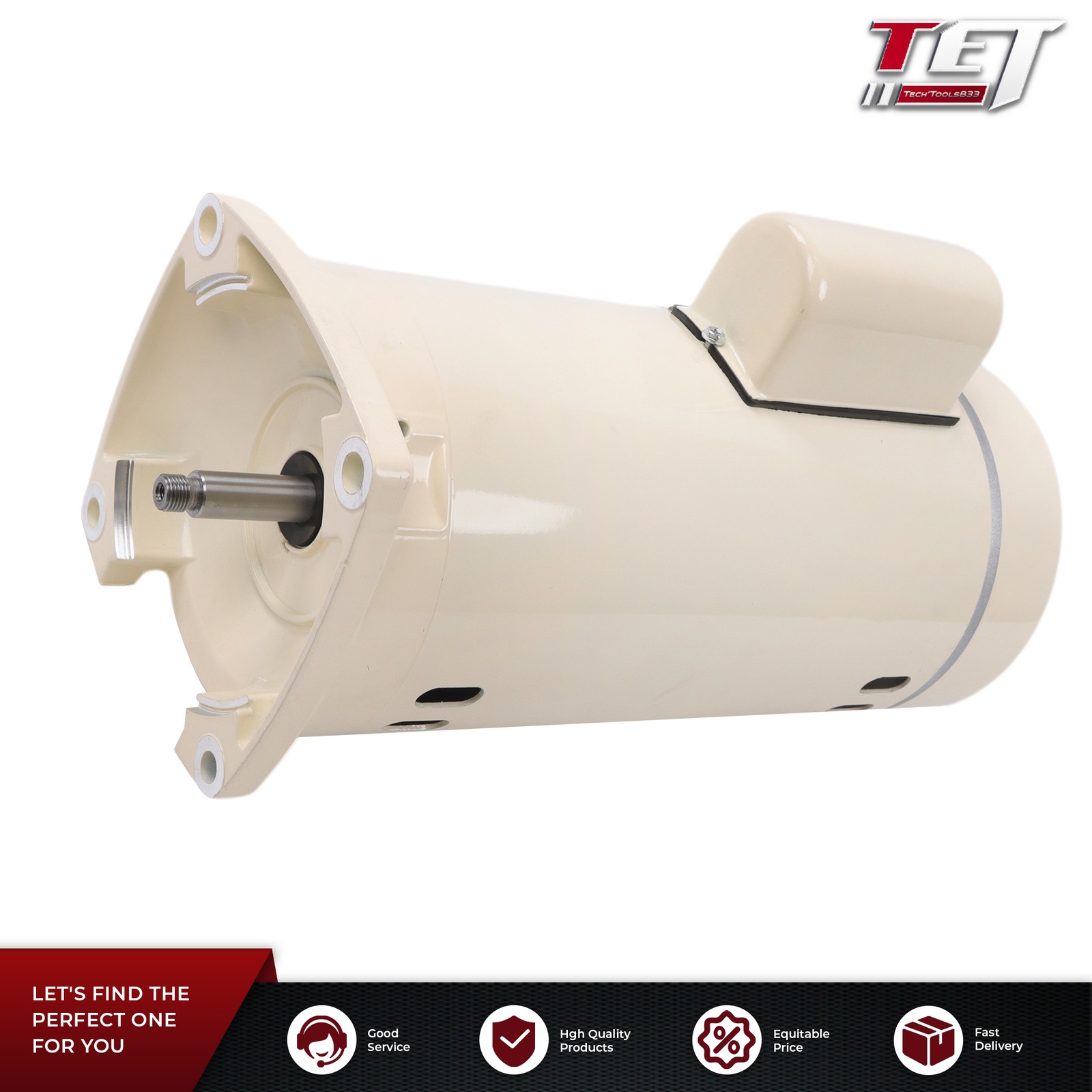 1.5 HP 355012S Single Speed Pool Pump Motor 071315S 56Y Square Frame Flange