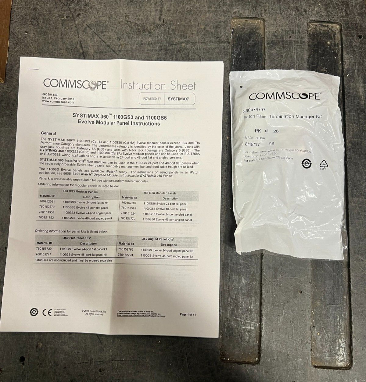 Commscope VC 107647 M54 mfg. 2017 New NIB