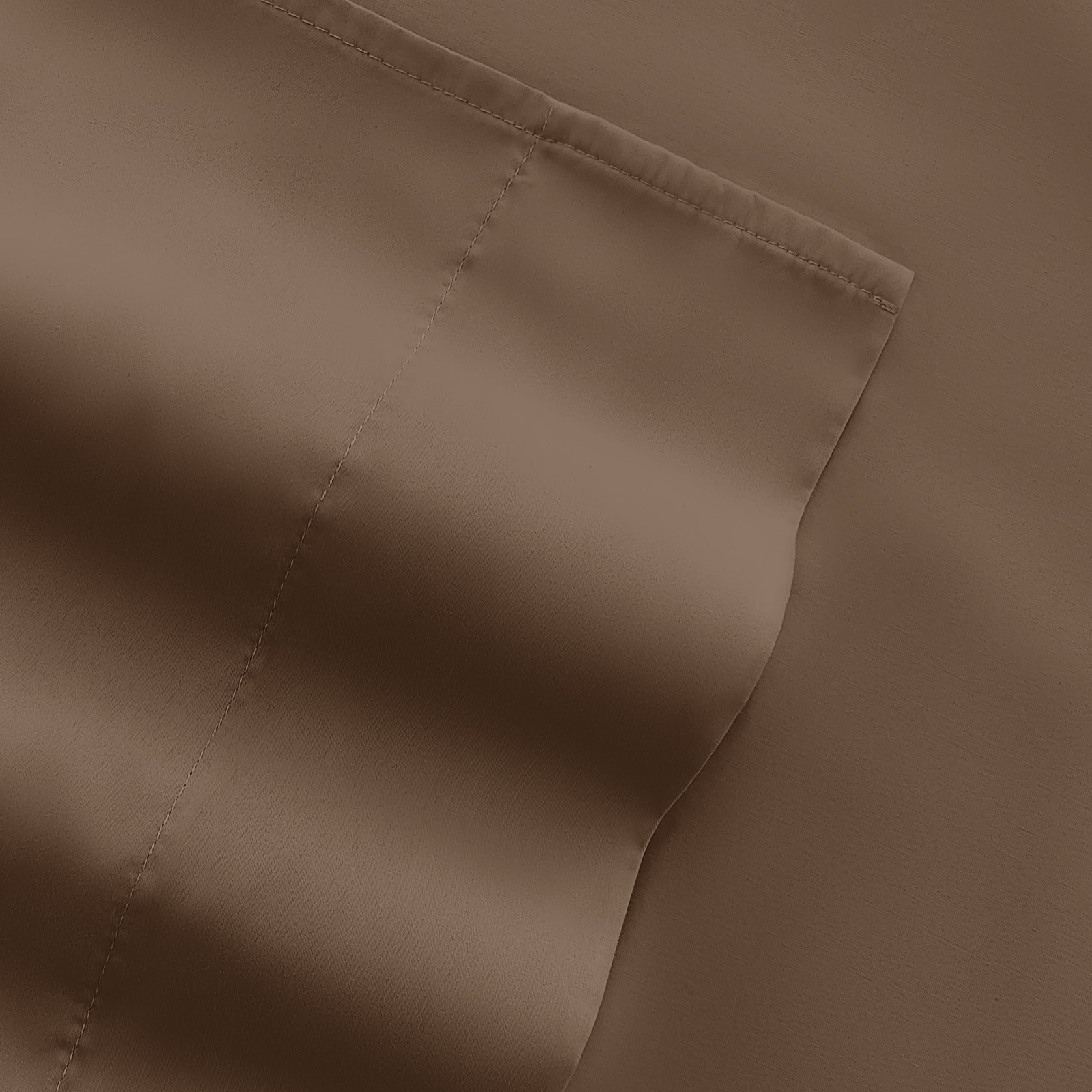 6 Piece Bed Sheet Set Full Taupe W/ Microfiber & Hypoallergenic Deep Pockets