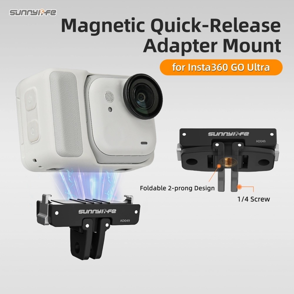 Magnetic Quick Release Mount Base Adapter For Insta360 GO Ultra Camera Accessory