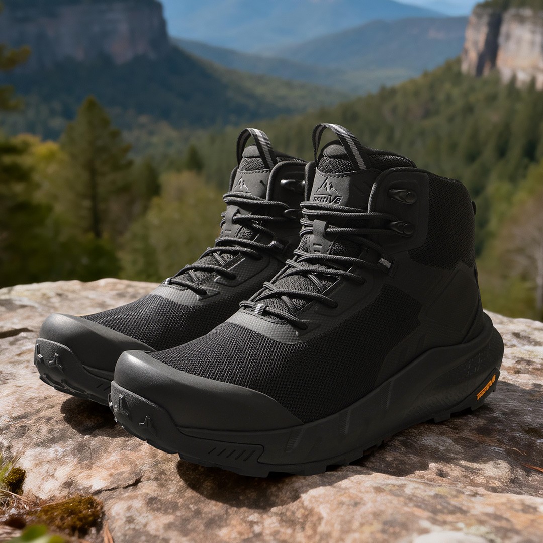 NORTIV 8 Men's Military Tactical Work Boots Waterproof Motorcycle Combat Boots