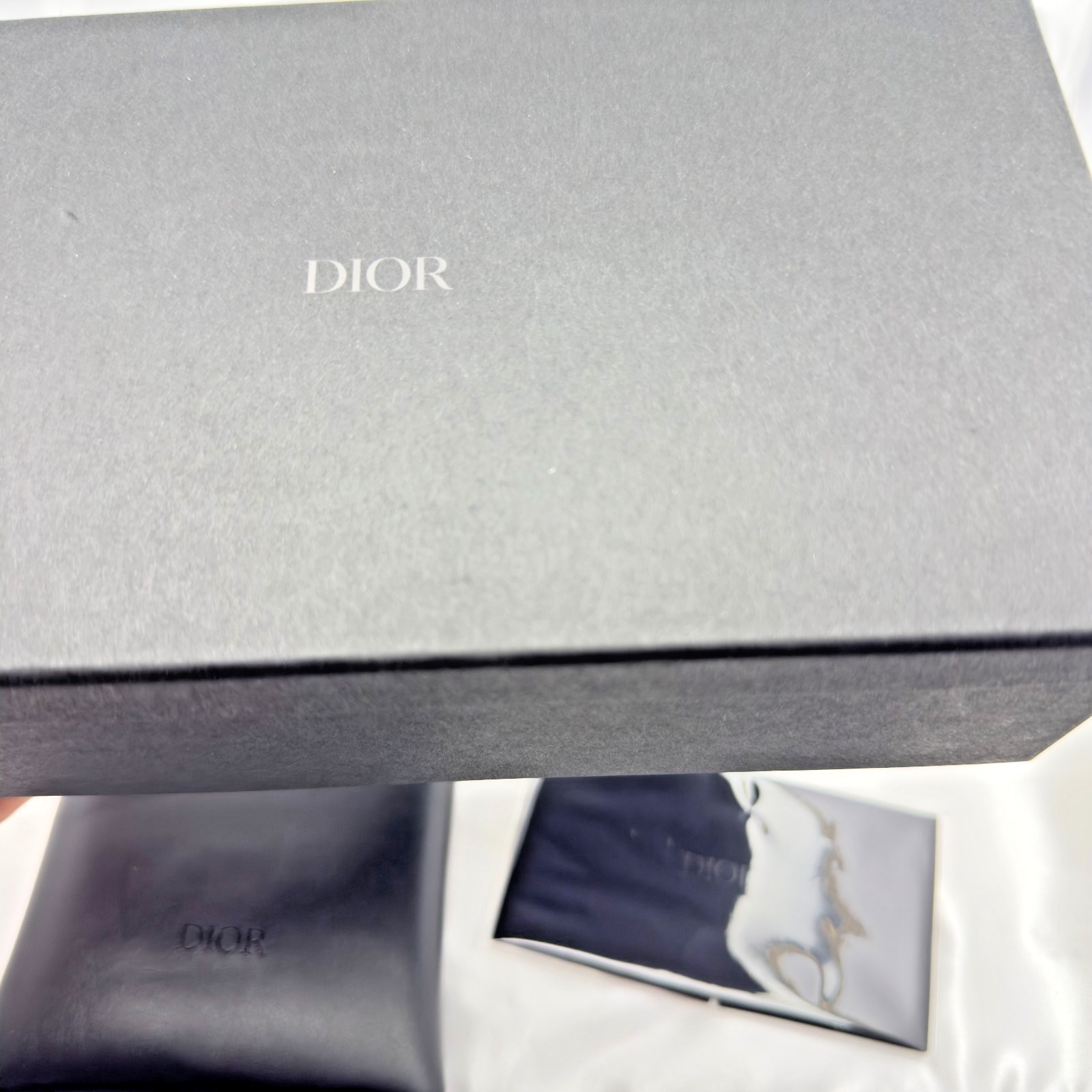 Dior Authentic Luxury Sunglasses Pouch/Case With Box. Cloths. Black