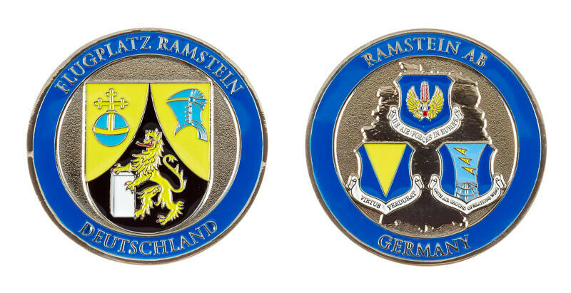 Flugplatz Ramstein Air Base Challenge Coin
