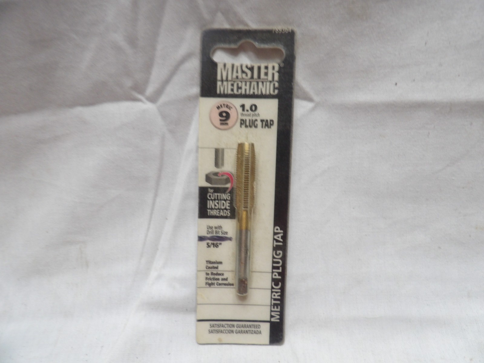 Master Mechanic 9mm-1.0 Metric Plug Tap 789364