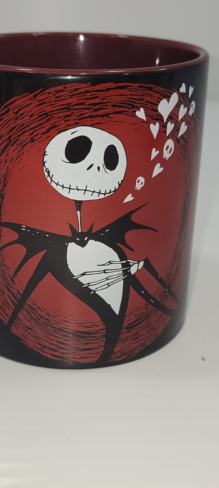 Nightmare Before Christmas Disney Heart Coffee Mug.