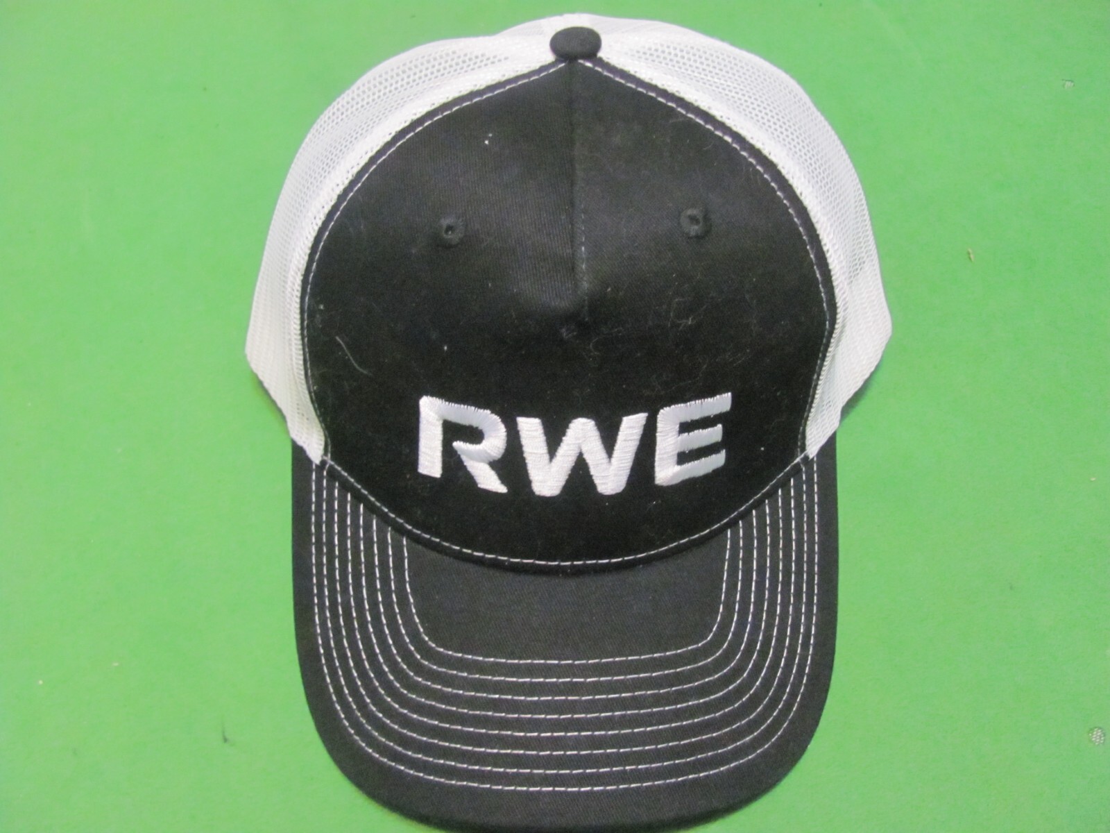 RWE Embroidered Adjustable Snapback Mesh Baseball Hat/Cap